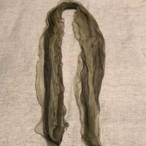 Green summer scarf